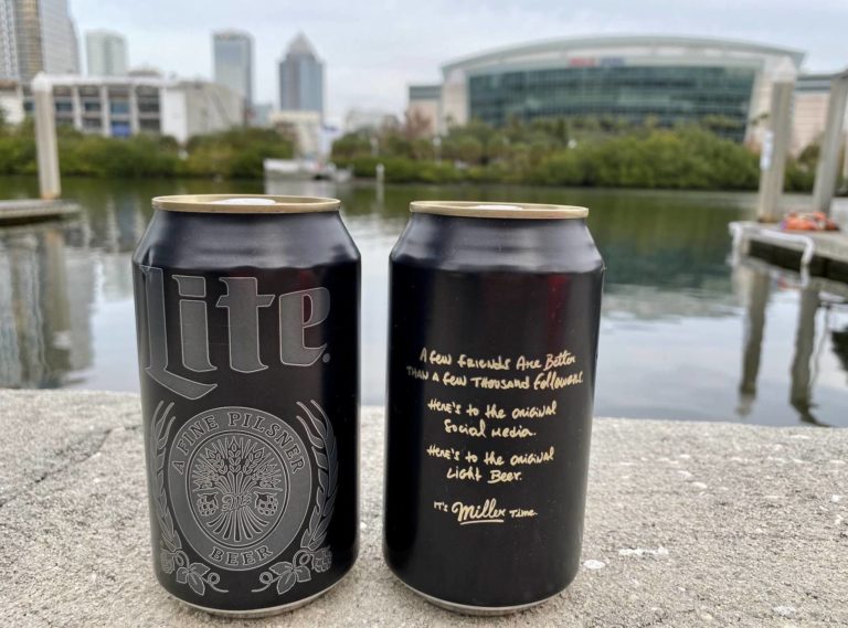 Miller Lite LIMITED EDITION black cans