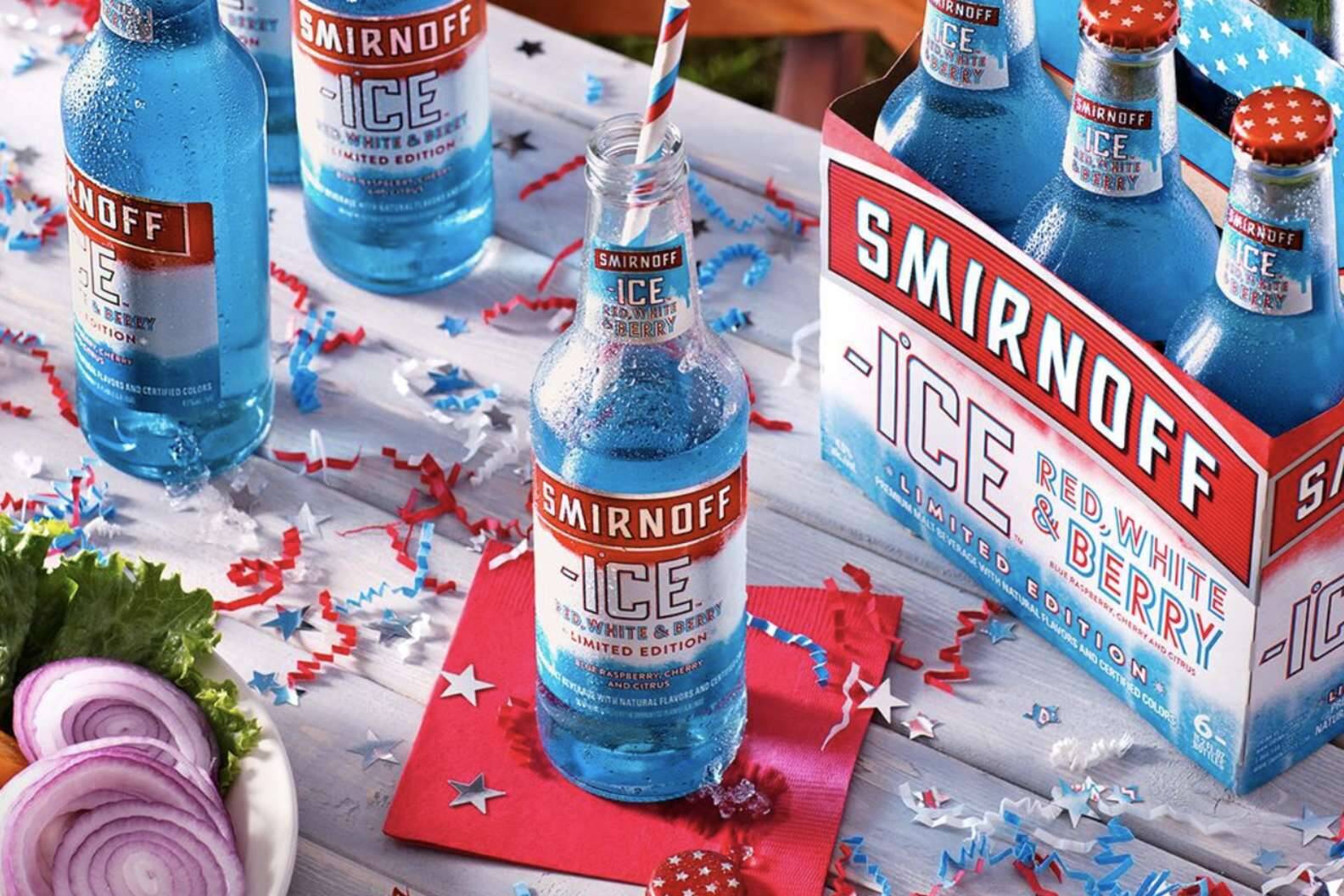 Celebrate 4th of July with Smirnoff Ice Red, White, and Berry!